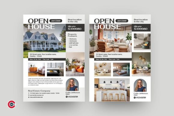 Download Real Estate Open House Flyer - Flyer Collection